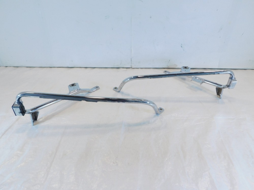Harley Davidson FLHX Street Glide Left & Right Chrome Saddlebag Support Brackets