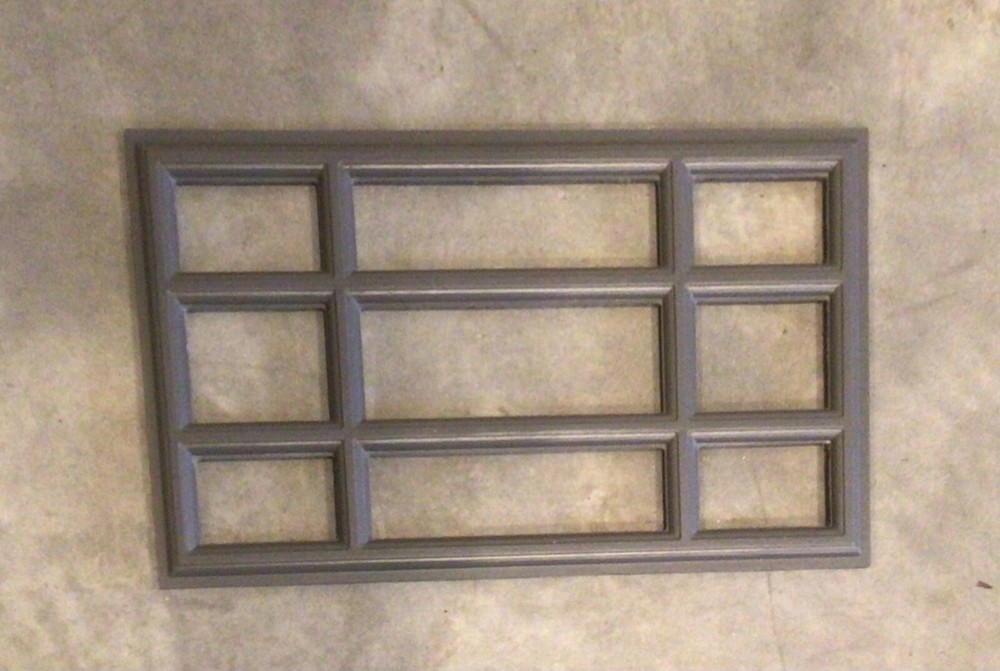 4 Amarr Prairie Replacement Inserts for Short Panel Amarr Garage Charcoal Gray