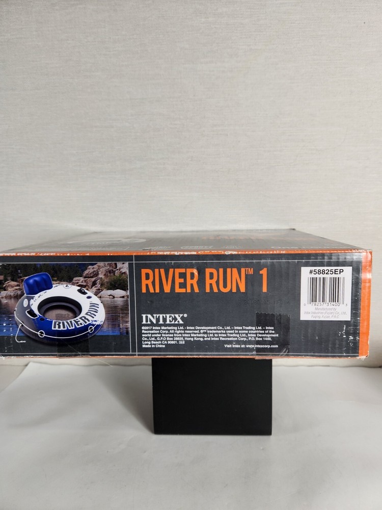 Intex River Run 1 Lounge 53" Inflatable Connect Water Float Handles Backrest New