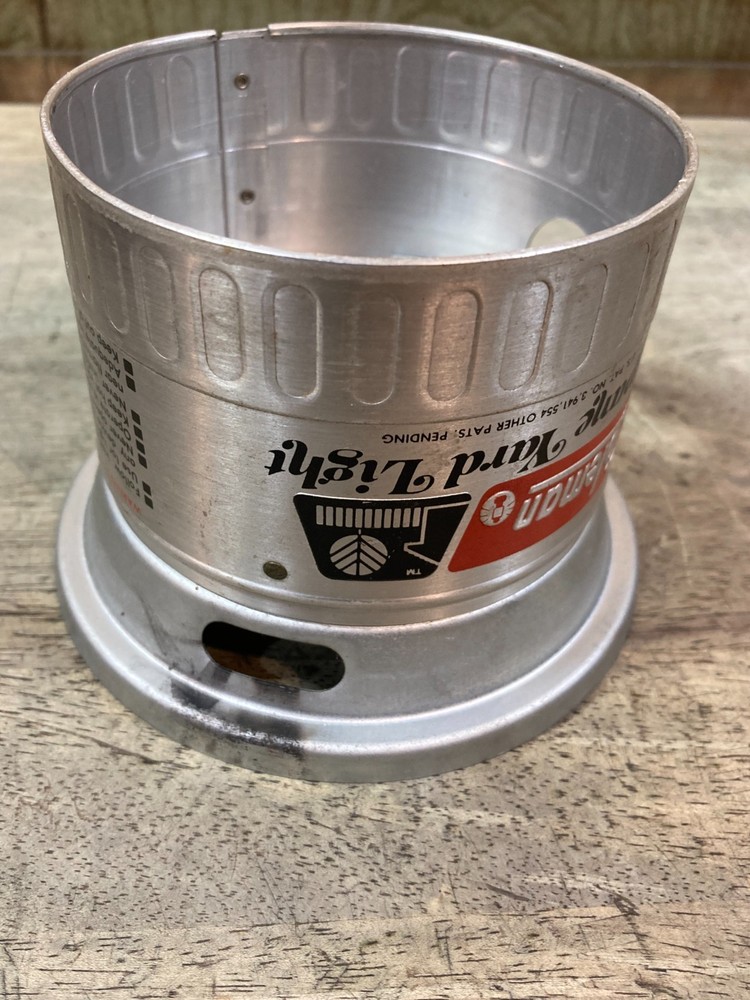 Coleman 5179 Propane Yard Light - Collar Globe Rest - Surface Rust