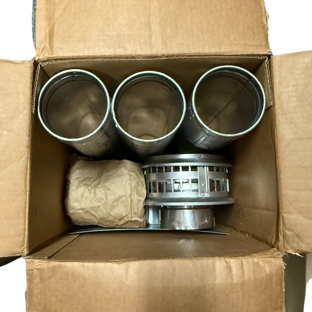 DuraVent 4BVKNT 4" Vertical Vent Unit Heater Kit Galvanized NEW Read