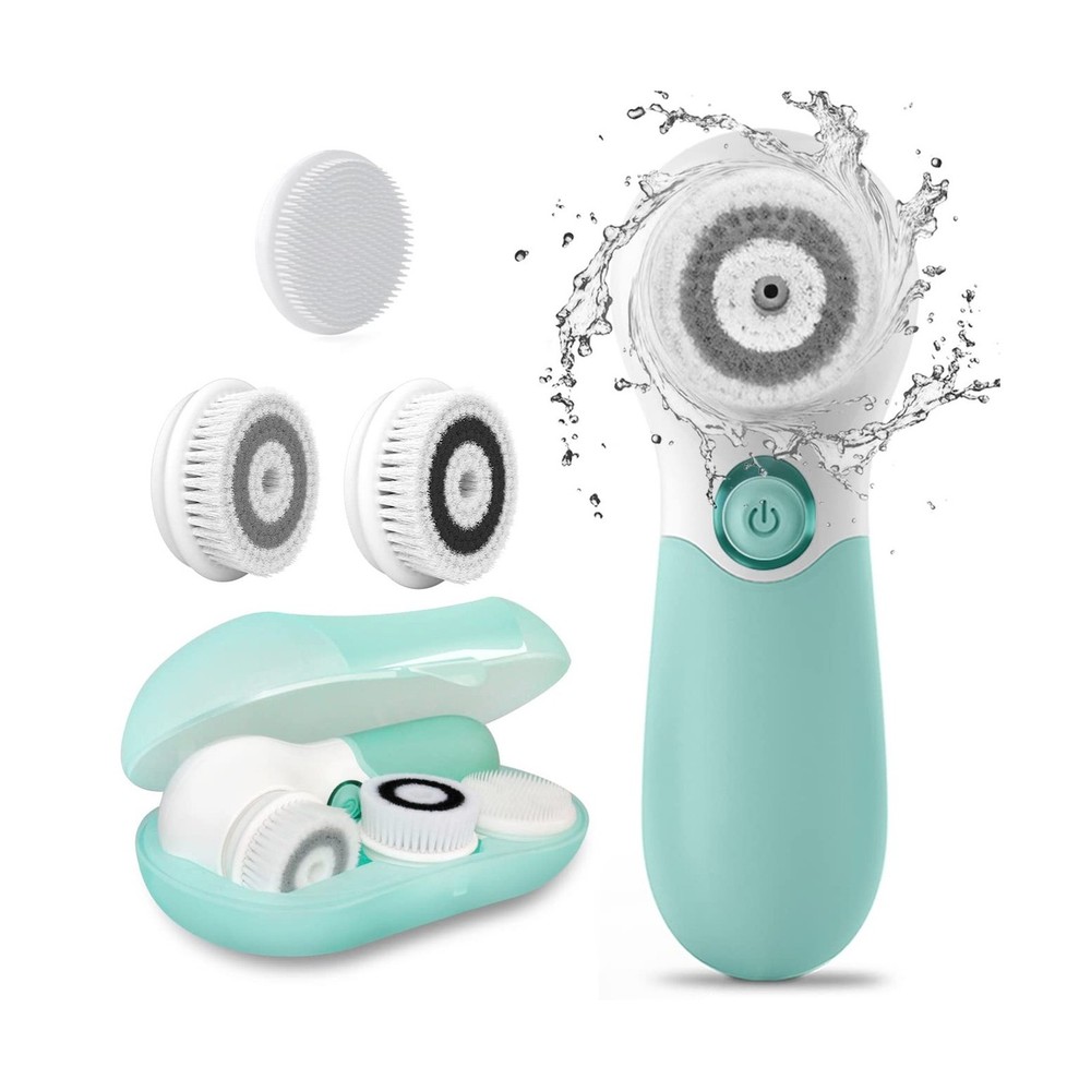 Facial Cleansing Brush Bundled Set with 3pcs Replacements Fast Ship