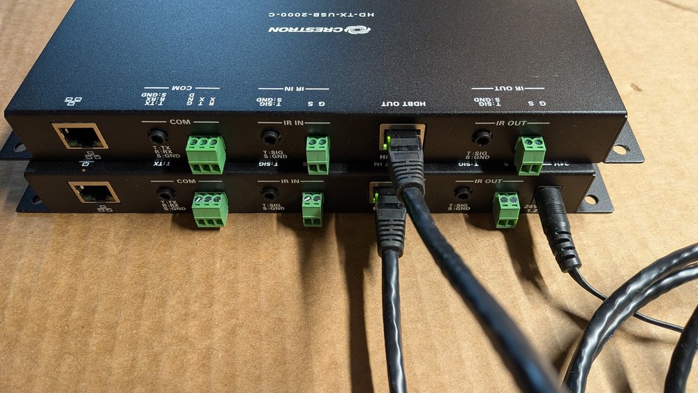 Crestron HD-EXT-USB-2000-C __ 4K HDMI & USB over HDBaseT Extender 2000