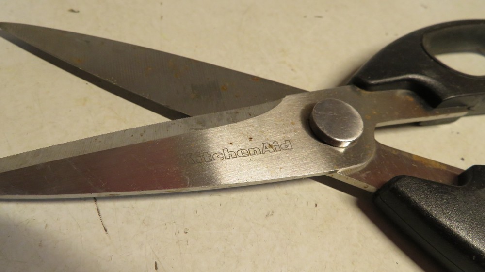 KitchenAid All Purpose Kitchen Shears Durable Stainless Steel Scissors Black 8"