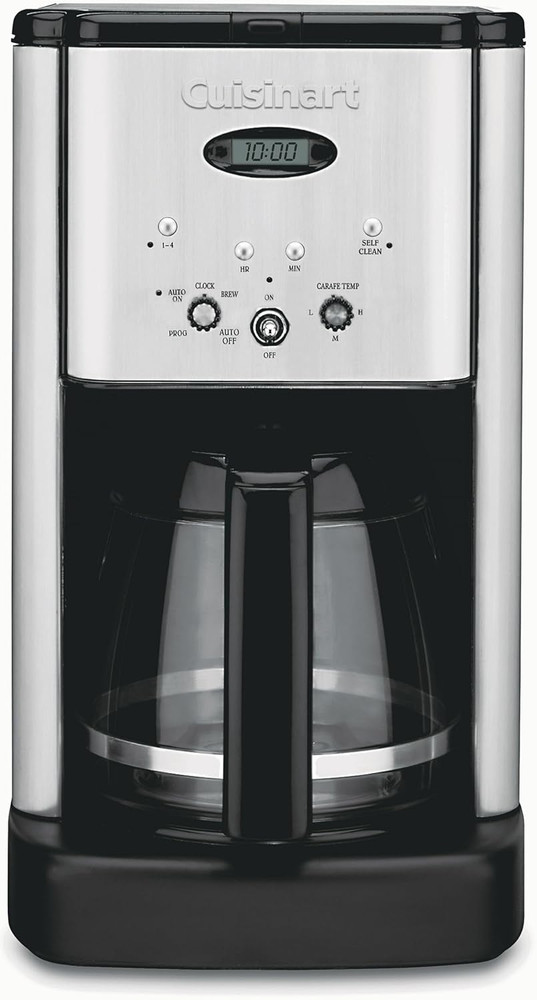 DCC-1200P1 Brew Central 12-Cup Programmable Coffeemaker Coffee Maker, Carafe