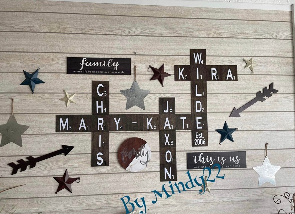 4X4 Scrabble Wall Tiles - Beautiful