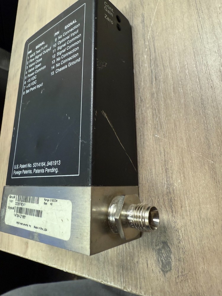 MKS 1179A Mass Flow Controller 1479A-21661 UNTESTED READ