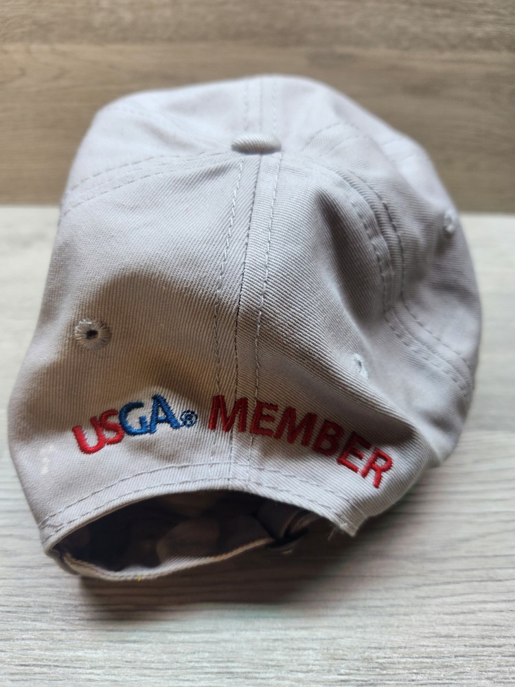 US Open Oakmont Adjustable Hat 2016 (Grey/Tan) *CLEAN* Nice Condition Adjustable