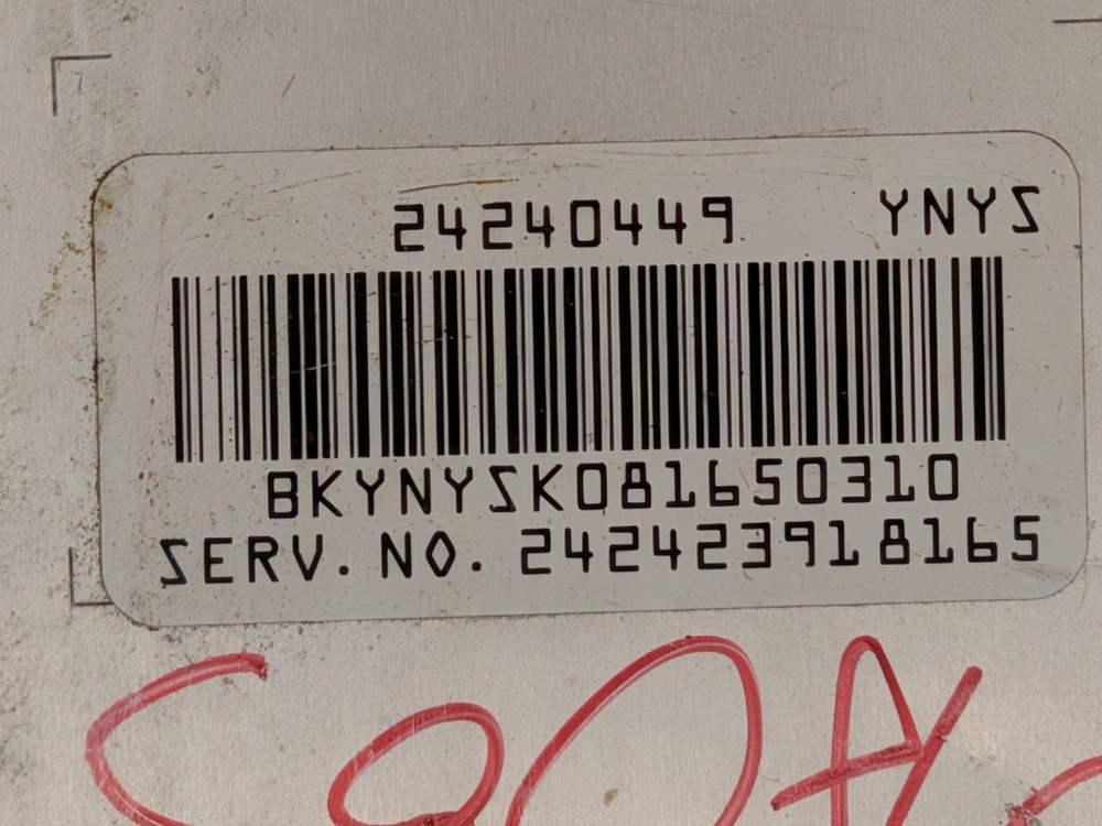 24240449 Transmission Control Module GM/Chevrolet J3J480