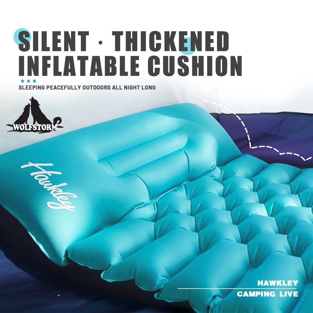 Camping Sleeping Pad Self-Inflating Sleeping Mat for Camping Comfortable Peacock