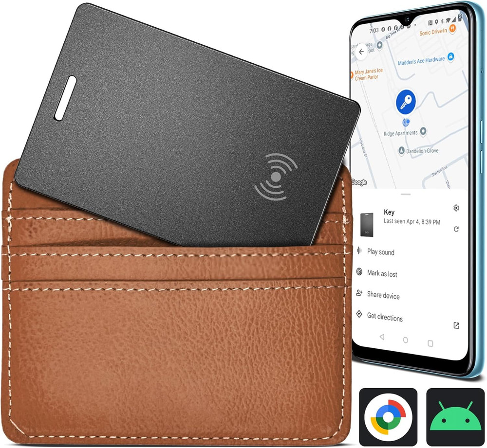 Wallet Finder for Android, Wallet Tracker Card Google Certified, 1.8Mm Thin Wire