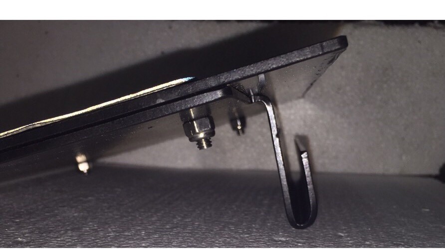 HUMVEE FRONT LICENSE PLATE BRACKET FRAME + HARDWARE - NO DRILL TO INSTALL - M998