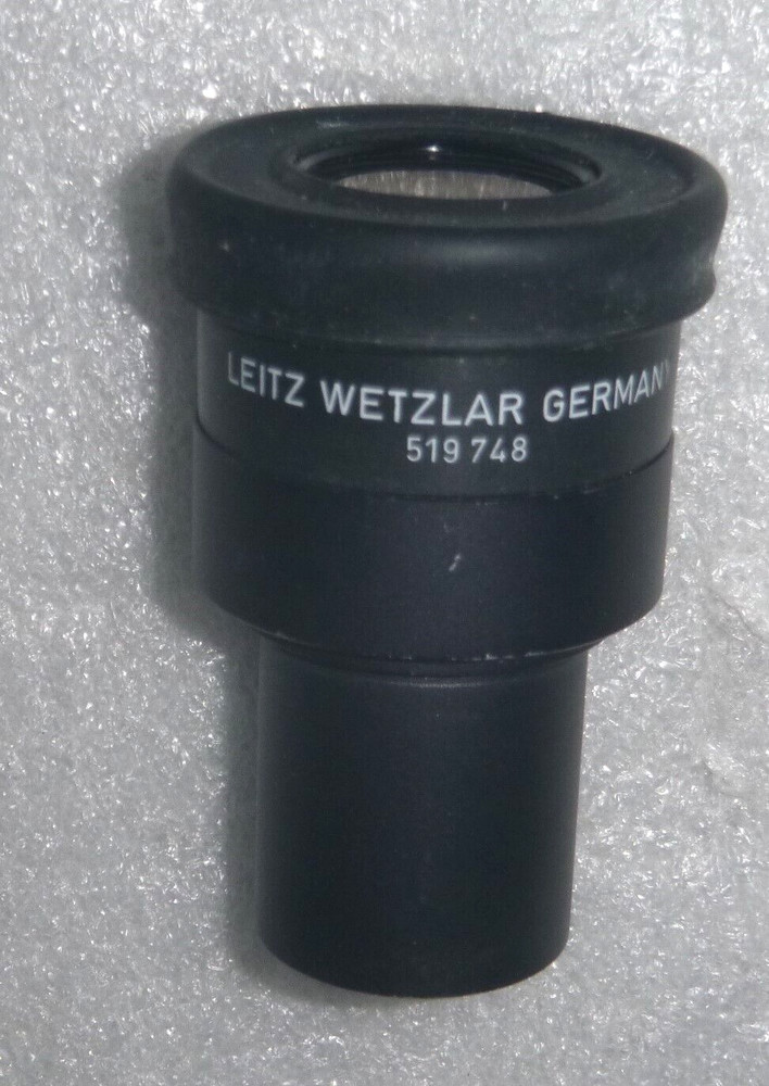 MICROSCOPE EYEPIECE OCULAR LEITZ GERMANY 519748 OPTICS
