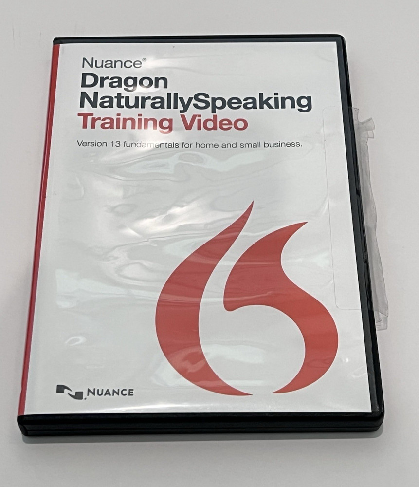 Dragon Naturally Speaking Training Video Version 13 Fundamentals DVD Only