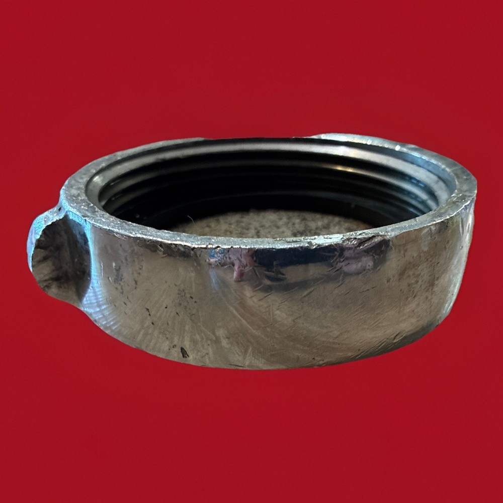 3.5” Brass Chrome Fire Truck Fitting Cap
