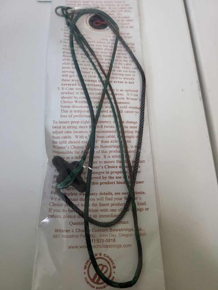 Bow String Winner's Choice X8190 Switchback XT 24 Strand 33 1/2 Buss