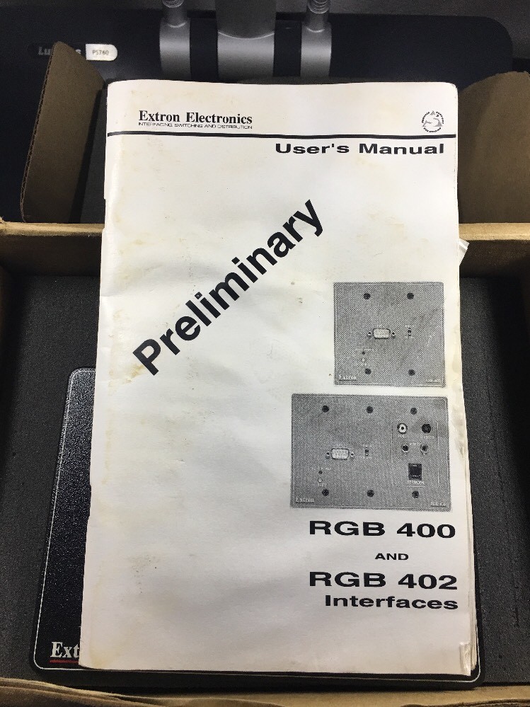 Extron RGB 402 Gray Mountable Interface