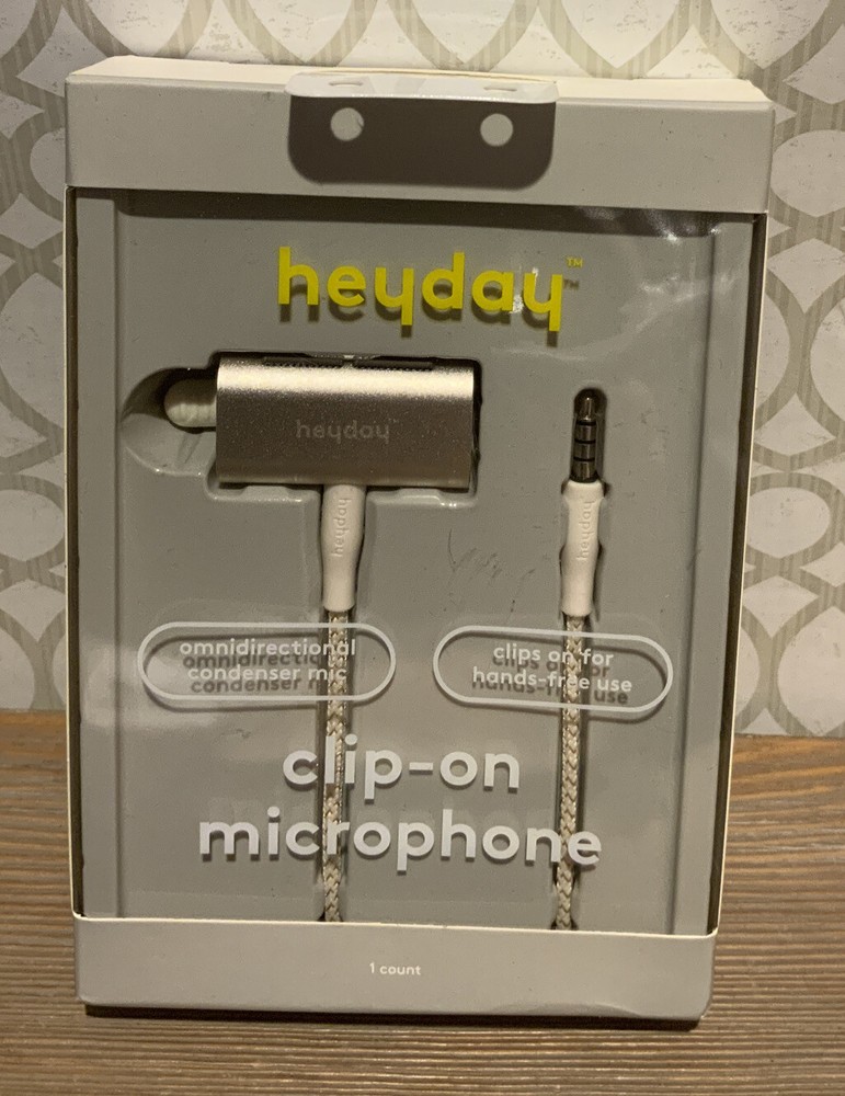 🍒 Heyday Clip-On Microphone - New ‼️