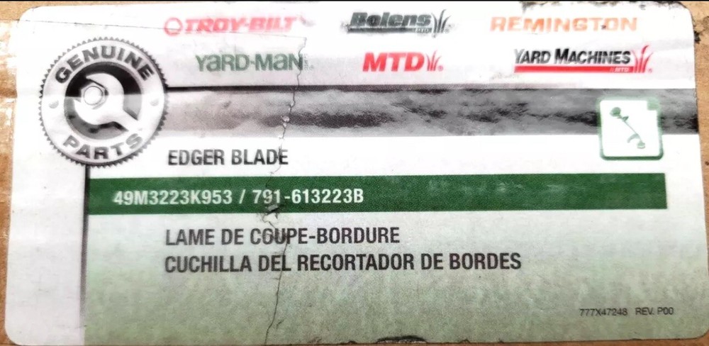 🆕 7.5 in. Replacement Edger Blade for TrimmerPlus Edger Attachment
