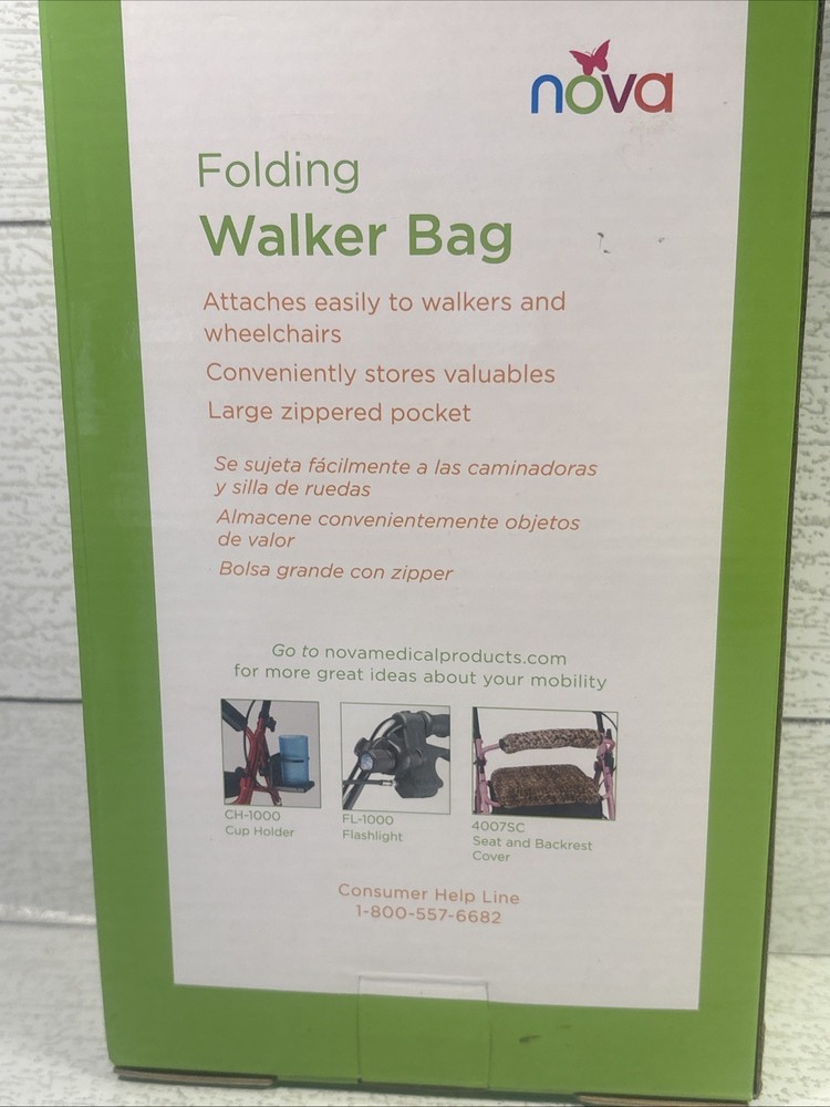 NIB Nova Folding Walker Bag