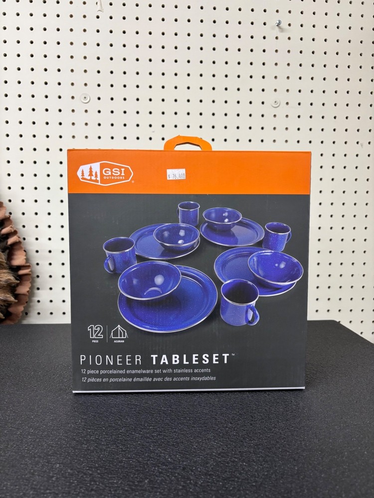 GSI Pioneer Enamelware Table Set