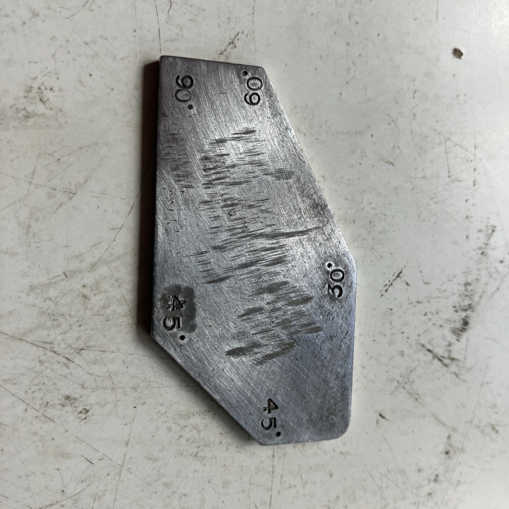 Five Steel Toolmakers Precision Angle Gauges / Plates