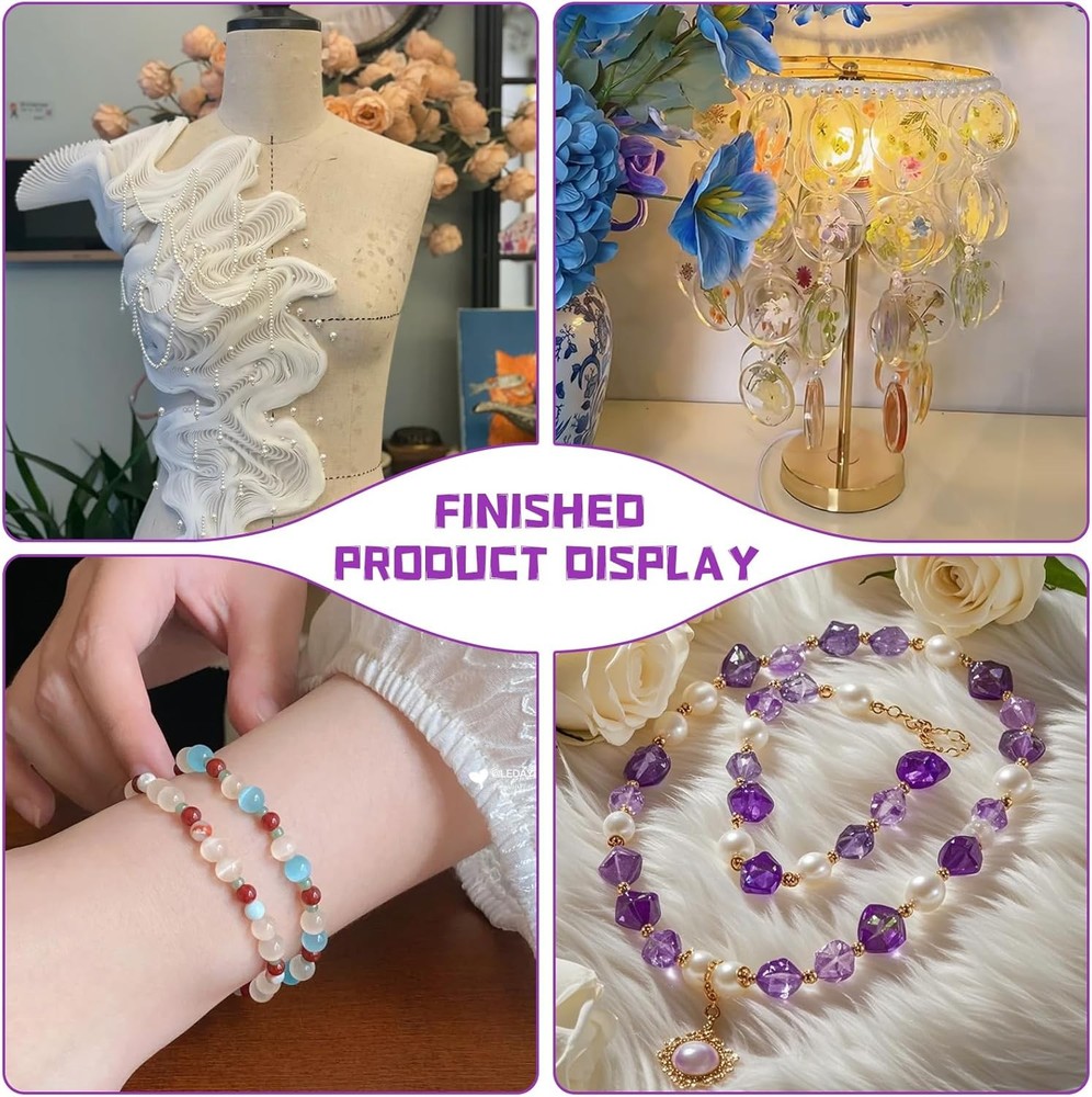 6 Sizes Stretchy Bracelet String Elastic String forBracelet Making JewelryMaking