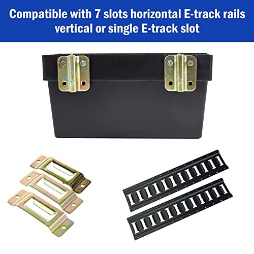 E-Track Storage Bin for E-Track System E Track Accessories Storage Box 2 Pack