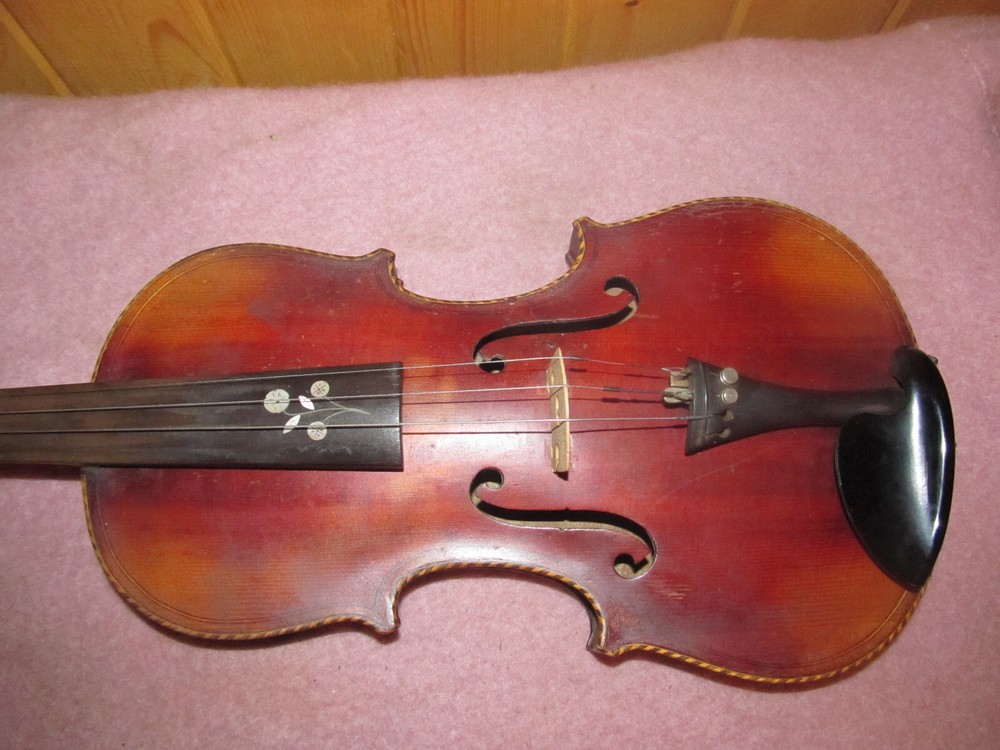 Antique Ornate German Made? Violin 4/4