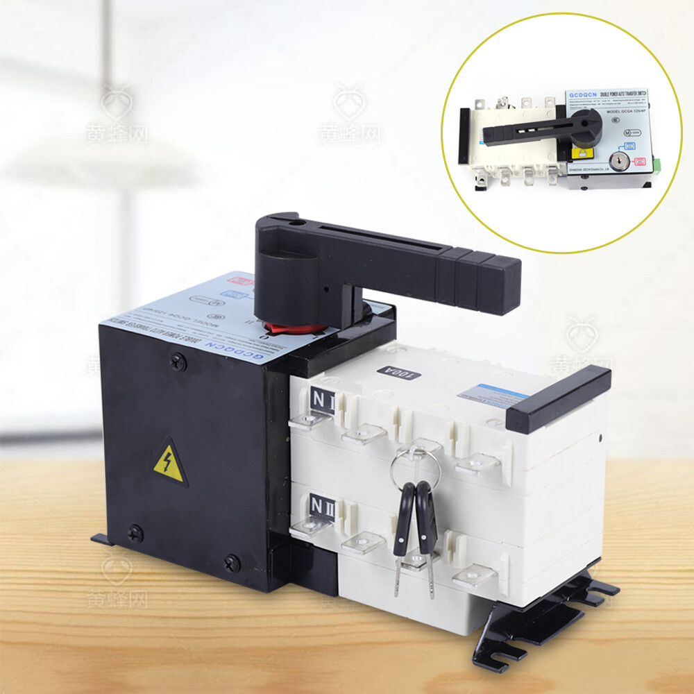 Dual Power Automatic Transfer Switch Isolation Type Generator Converter 100A/4P