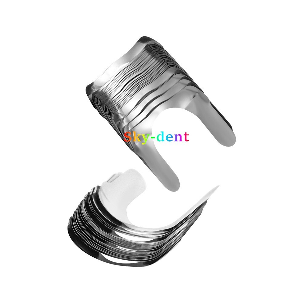 Dental Matrix Bands Sectional Contoured Proximal Anterior Strips Matrices System