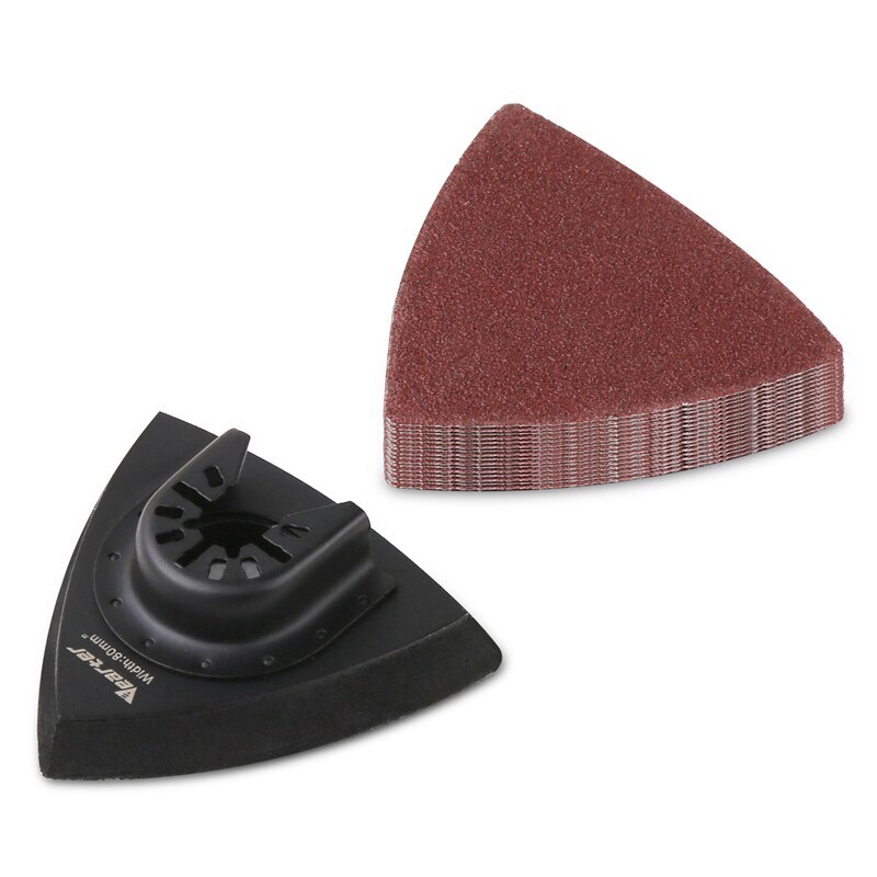 Oscillating Multi Power Tool 18 pcs Sanding Paper with Triangular Sanding Pad