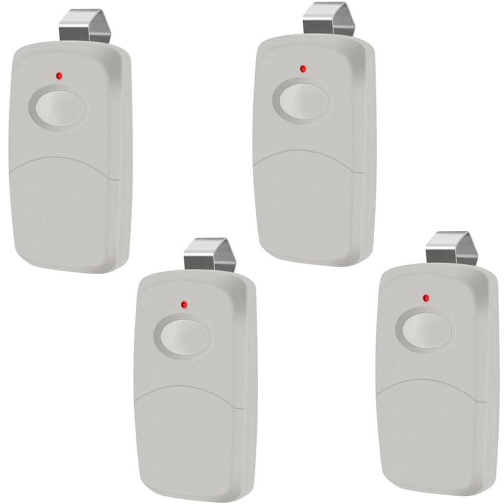 2x Garage Door Opener 1-Button Remote Grey for Linear Multi-Code 3089 308911