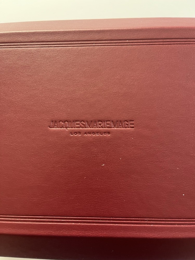 Authentic Jacques Marie Mage Last Frontier Red Leather Box Only