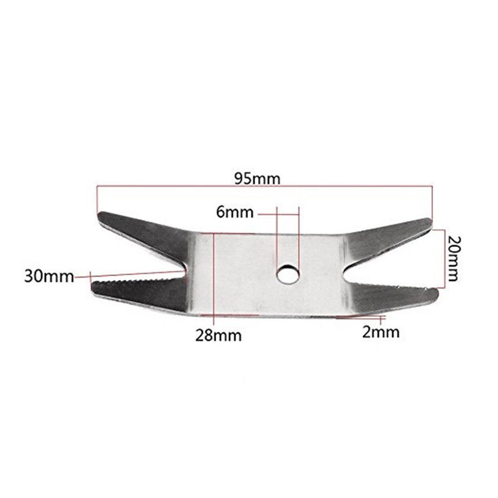 Stainless Steel Tool Multi Spanner for Guitar Switch Knob Tuner