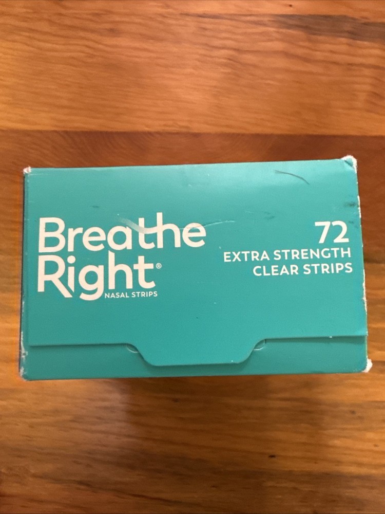 Breathe Right Extra Strength Nasal Strips - 72 Strips - Clear