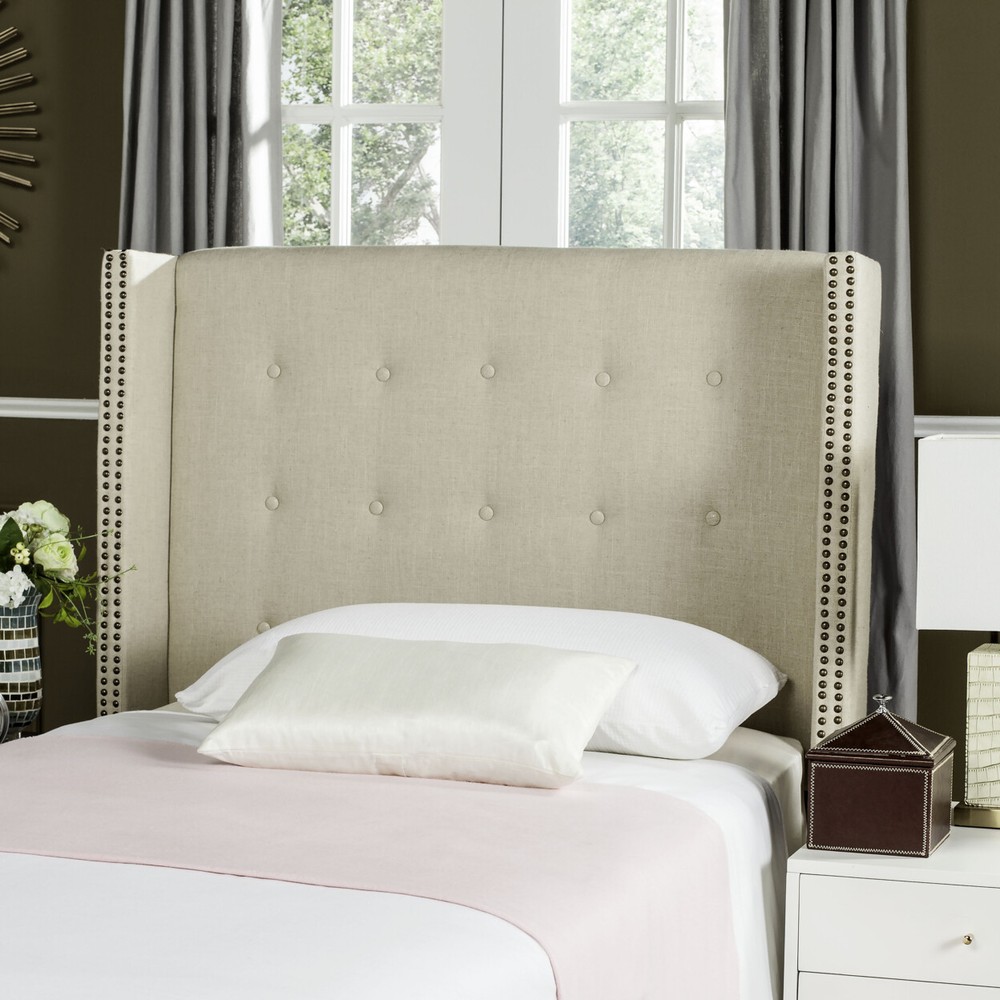 SAFAVIEH Keegan Headboard | Hemp | Full |