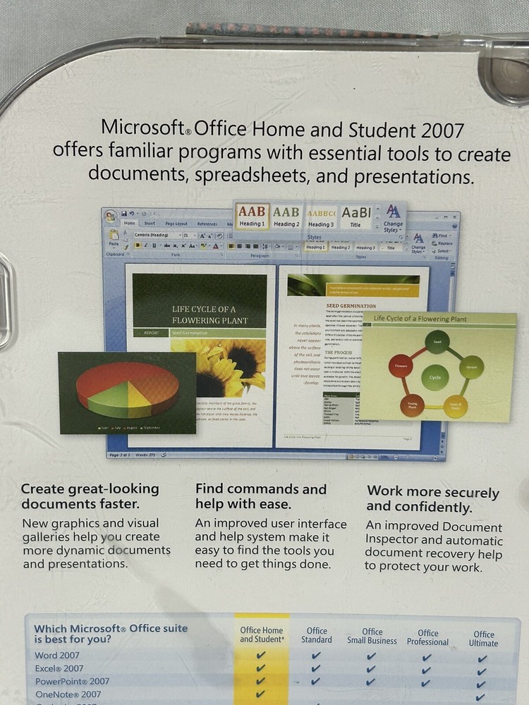 Microsoft Office Home And Student 2007 Windows w/ Product Key