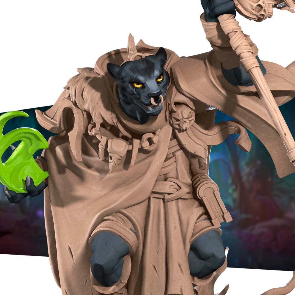 Tabaxi - Warlock / Wizard - Bite the Bullet - Dungeons and Dragons
