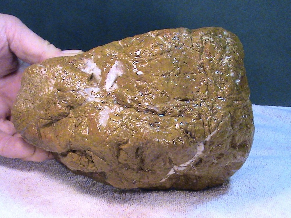 Chalcedony Jasper Agate, Solid Rough, Natural Lapidary Rock, 7 LBS, 4 OZ, #197