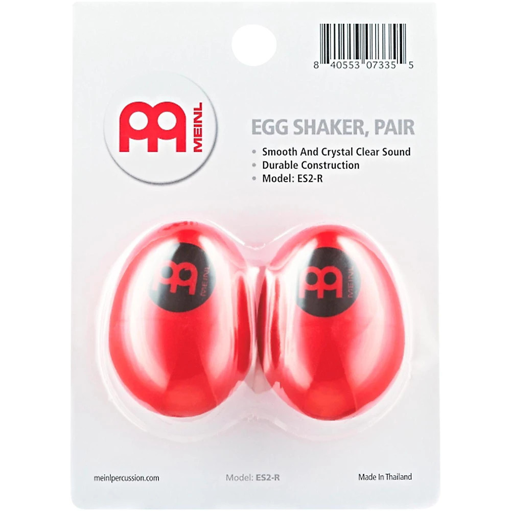 MEINL Egg Shaker (Pair) Red