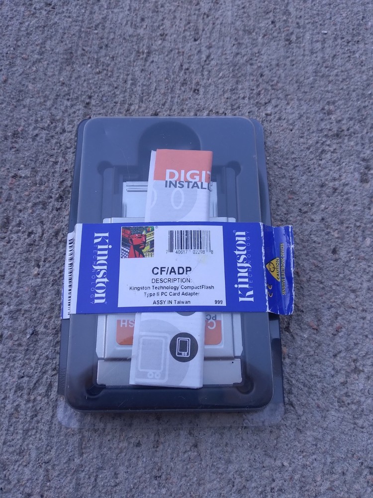 Kingston Compact Flash Type II PC Card Adaptor