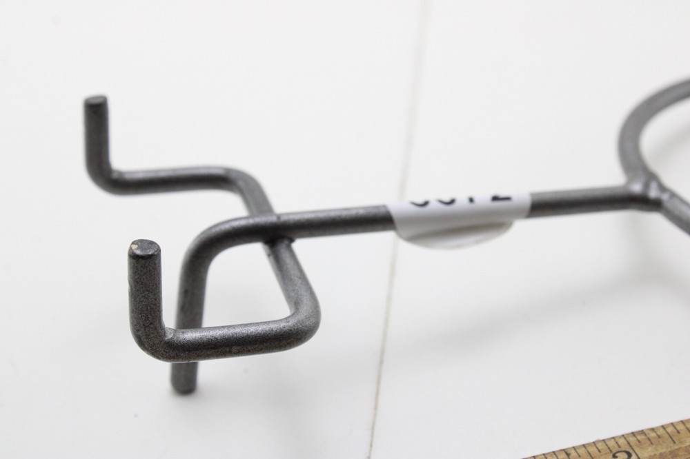 Pegboard Ball Display Hanger with 3" Ring Black