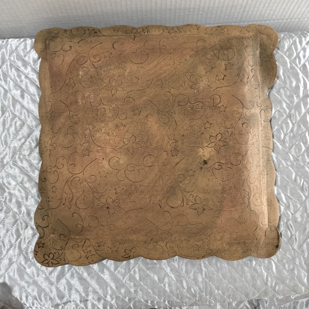 Studio Pottery Christmas Tray Plate