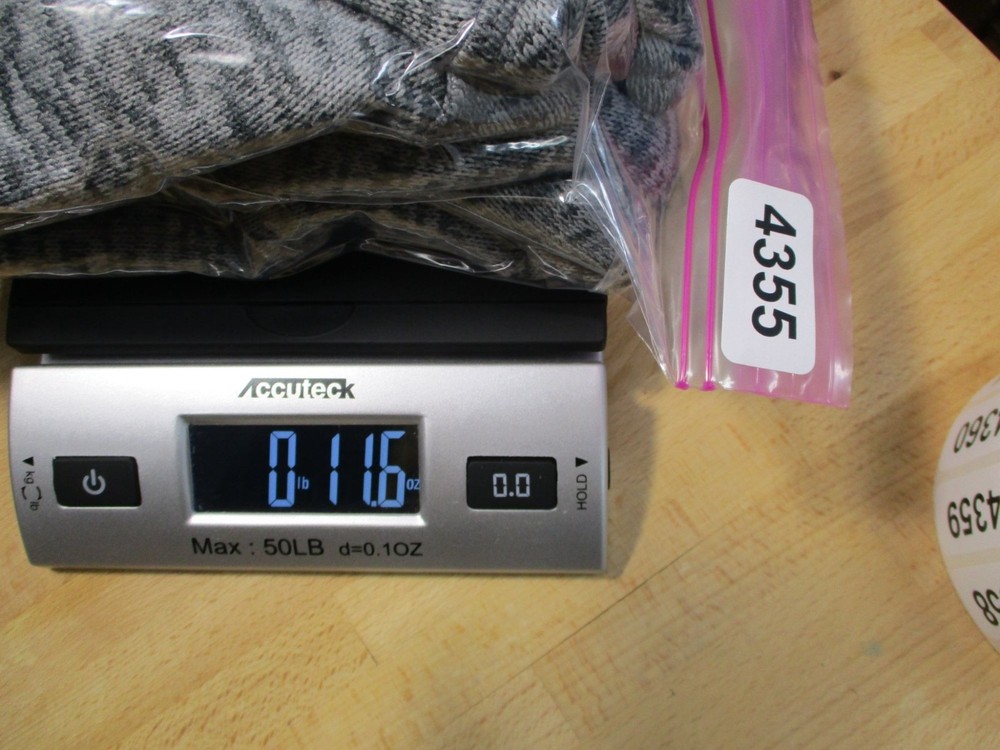 Lands End Grey Quarter-Zip Pullover Sweater Size M 10-12