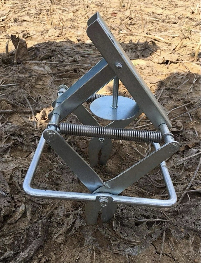 Easy Set Mole Eliminator Trap, Mole and Gopher Trap, Galvanized Steel Mole 2 p..