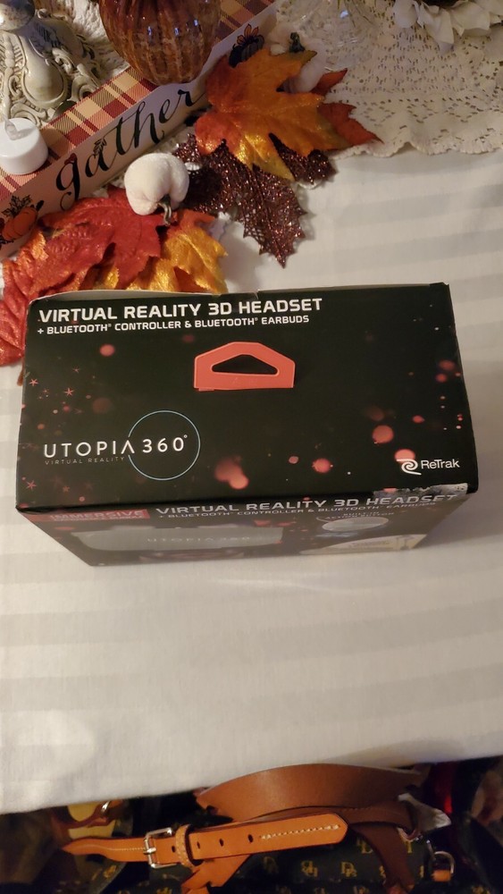 ReTrak Utopia 360° Virtual Reality VR Headset with Bluetooth Controller Tested.