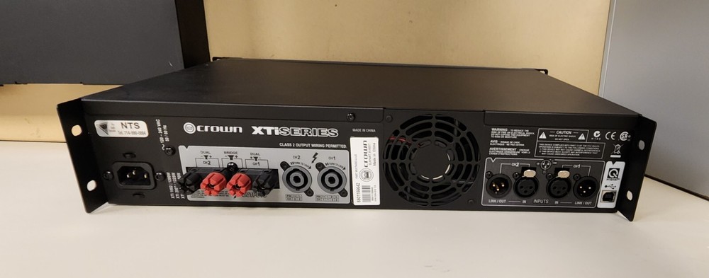 crown xti 4002 professional power amplifier