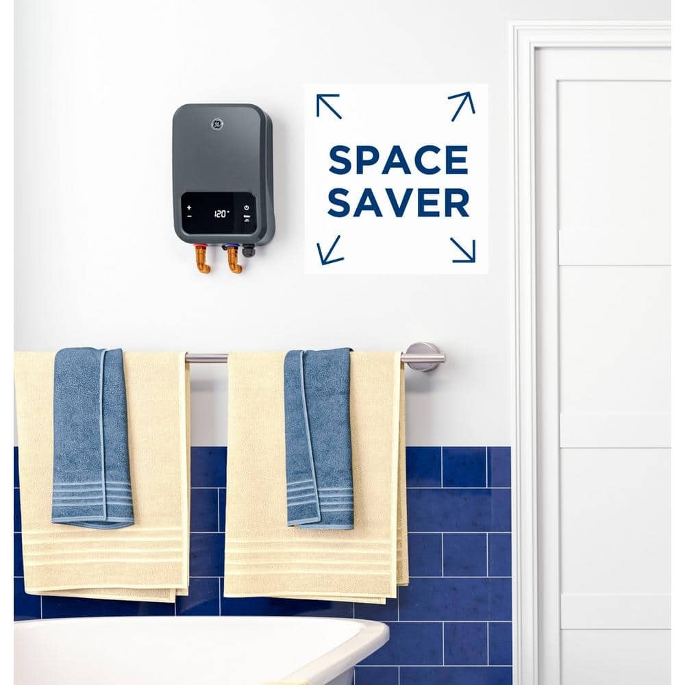 GE 5.4 GPM Tankless Electric Water Heater 27 kW 240V Whole Home Unit