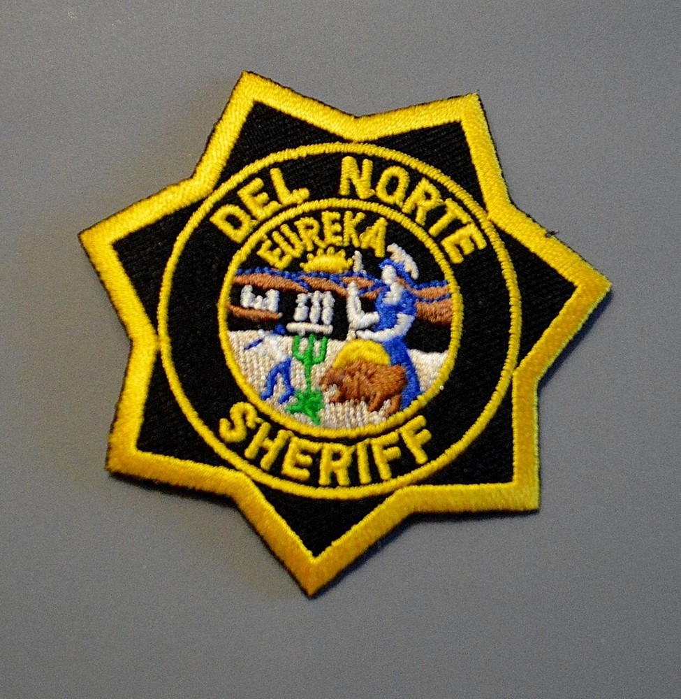 Del Norte County California Sheriff Patch ++ Mint CA